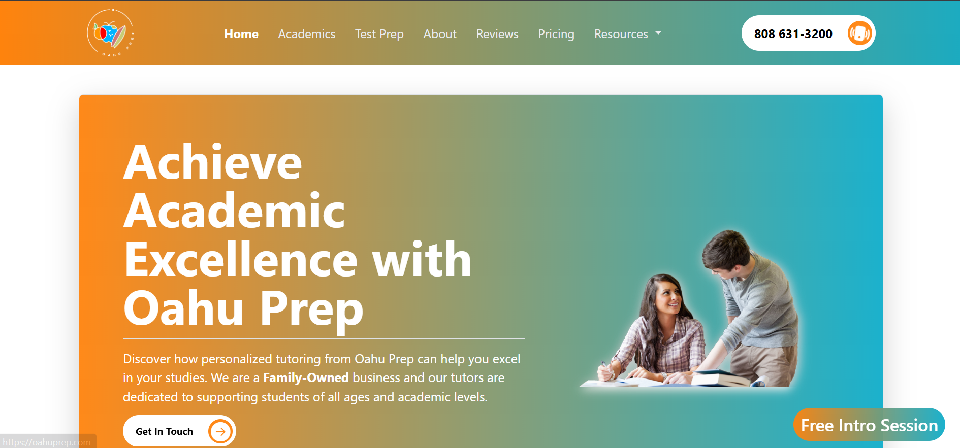 Oahu Prep Hero Page
